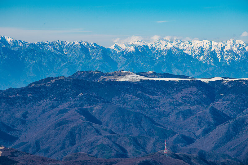 冬山の光景