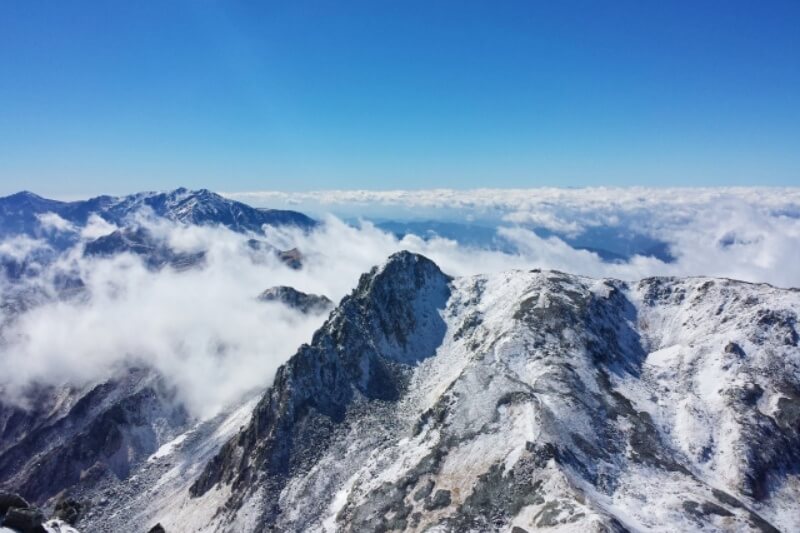 山頂から見る 絶景の雲海