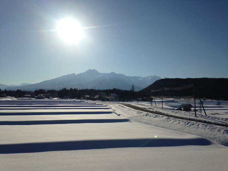 妙高(関山)の冬景色