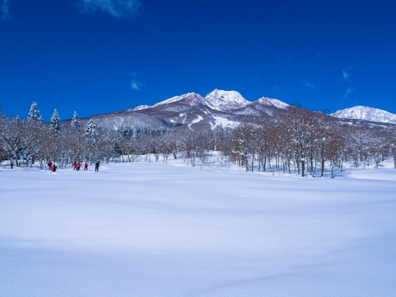 冬の妙高山
