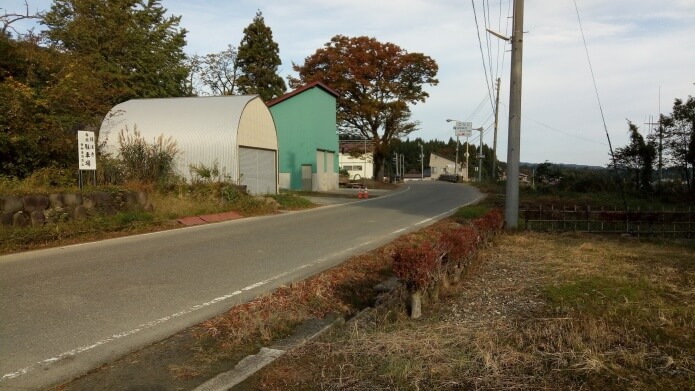 県道362号線（南葉高原キャンプ場）への入口付近