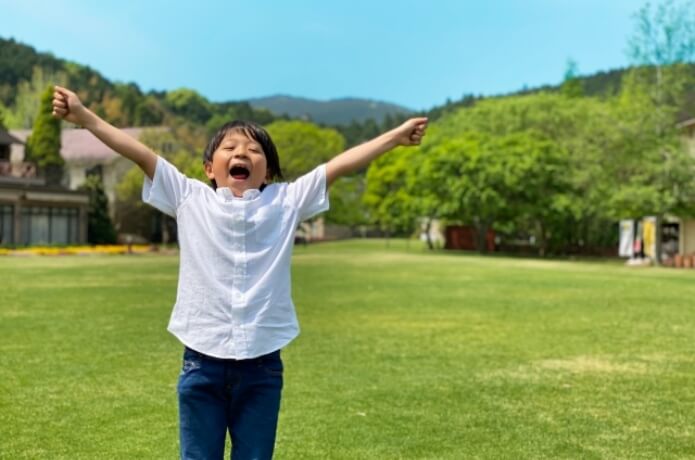 元気な男の子