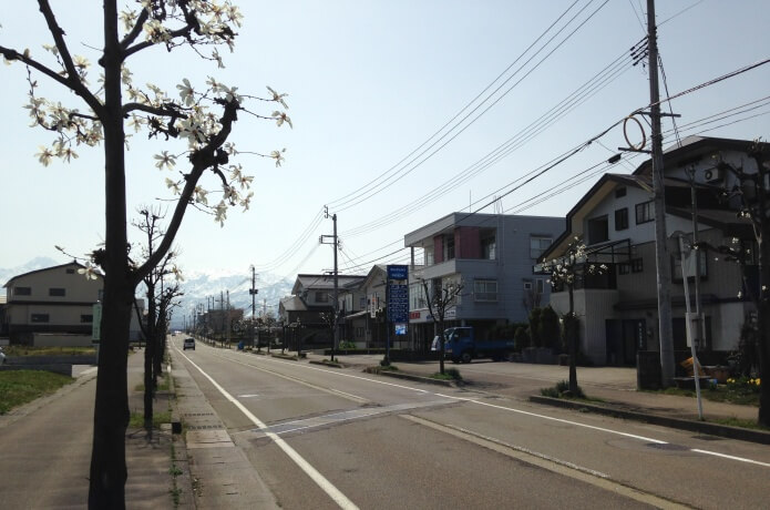 妙高の街中