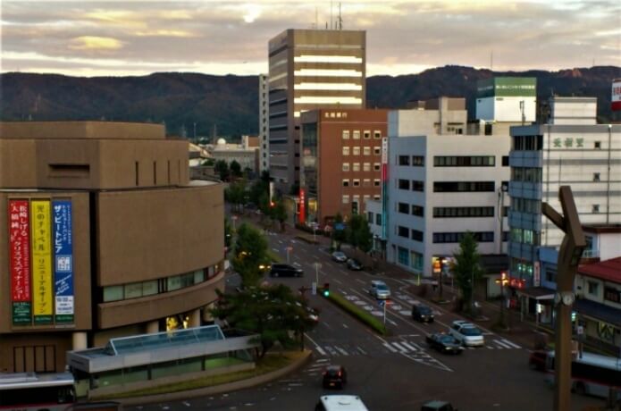 長岡市の様子