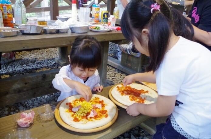 子ども野外炊事