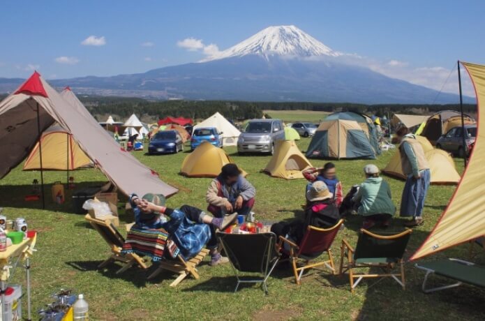 キャンパーの集まり
