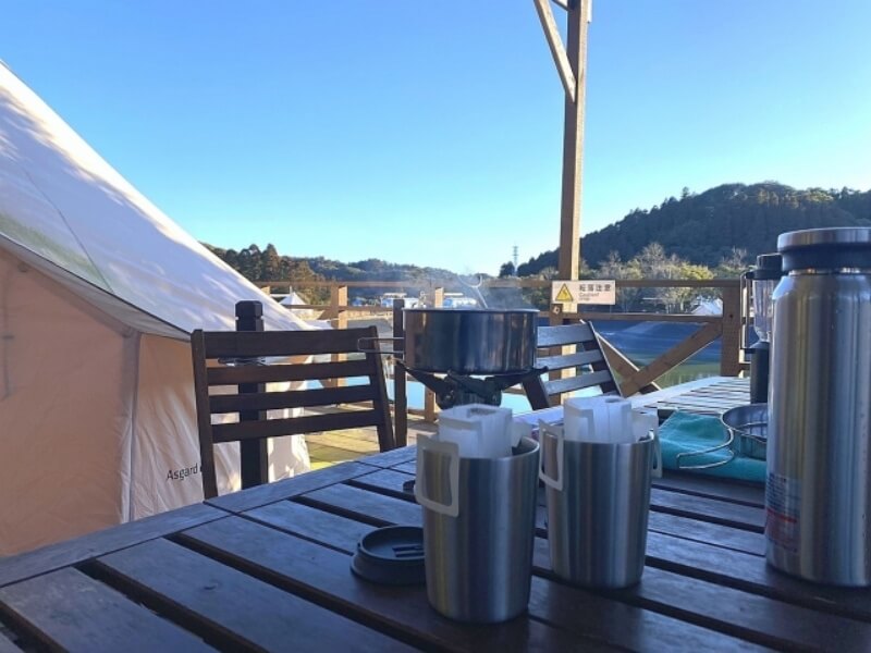 キャンプとコーヒー
