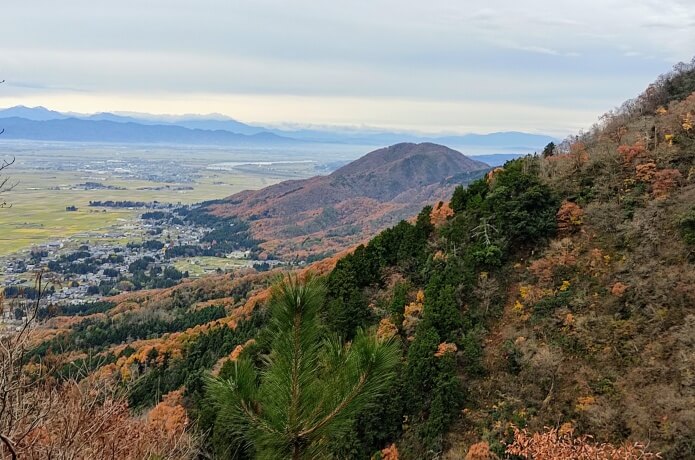 登山道からの景色