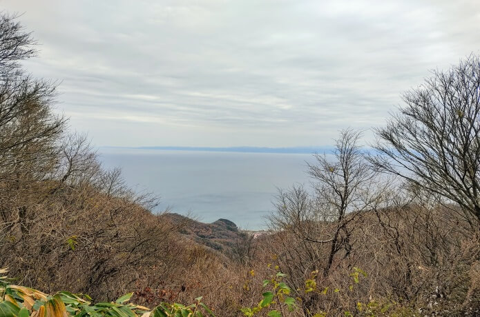 九合目からの眺め